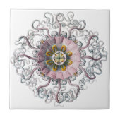 Rosa Starfish Fliese (Vorderseite)