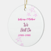 Rosa Stars Jubiläum der Erneuerung Moderne Keramik Ornament (Links)