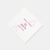 Rosa Stars Jubiläum der Erneuerung Moderne Serviette (Ecke)