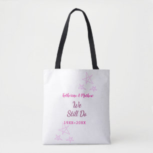 Rosa Stars Jubiläum der Erneuerung Moderne Tasche