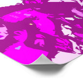 rosa Steampe Poster (Ecke)