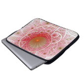 Rosa Steampunk-Abstrakt Laptopschutzhülle (Vorne Knopf)