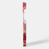 Rosa Stein iPhone Hülle (Linke Seite)