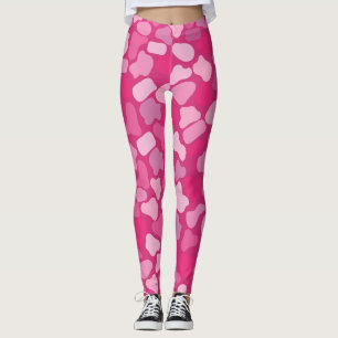 Rosa Stein Muster- Leggings