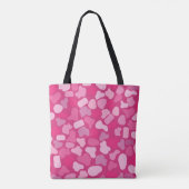 Rosa Stein Muster- Tasche (Rückseite)