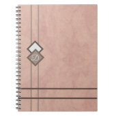 Rosa Stein Notizblock (Vorderseite)
