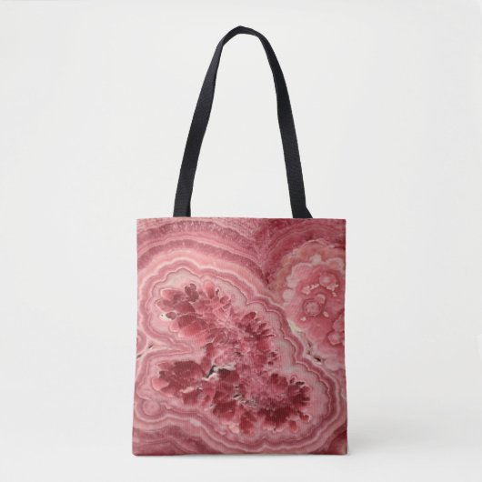 Rosa Stein Tasche (Vorderseite)