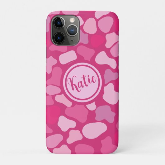 rosa Steinmuster Case-Mate iPhone Hülle (Rückseite)