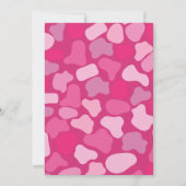 rosa Steinmuster Einladung (Rückseite)