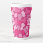 Rosa Steinmuster- Milchtasse (Vorderseite)