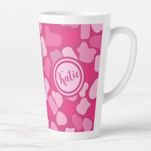 Rosa Steinmuster- Milchtasse (Rechts)