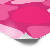 rosa Steinmuster Poster (Ecke)