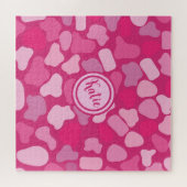rosa Steinmuster Puzzle (Horizontal)