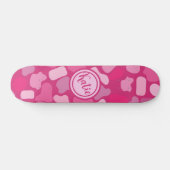 rosa Steinmuster Skateboard (Horizontal)