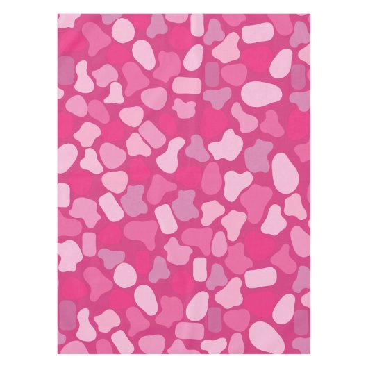 rosa Steinmuster Tischdecke (Vorderseite)