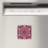rosa Steppmagnet Magnet (In Situ (Geschirrspüler))