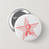 Rosa Stern Button (Vorne & Hinten)