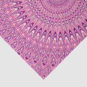 Rosa Stern-Mandala Seidenpapier (Ausschnitt)