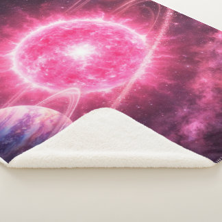 Rosa Stern mit zwei umkreisenden Planeten Sherpadecke