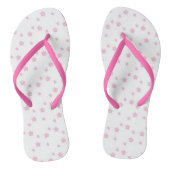 Rosa Sterne Flip Flops Badesandalen (Fußbett)