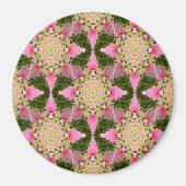 Rosa Sterne... Magnet (Vorne)