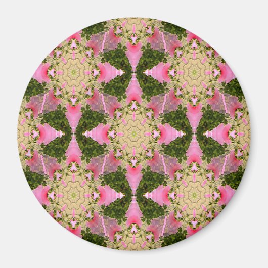 Rosa Sterne... Magnet (Vorne)