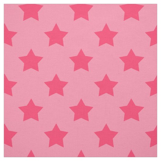 Rosa Sterne Rosa Hintergrund Textil Stoff (Muster)