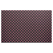Rosa Sterne schwarzer Hintergrund Textil Stoff (Yard (91,4 cm))