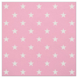 rosa Sterne Stoff