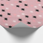 Rosa Sternexplosion-Verpackungs-atomarpapier Geschenkpapier (Ecke)