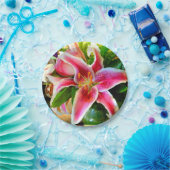 Rosa Sterngazerlilie Thunder_Cove Pappteller (Party)