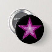 Rosa Sterntaste schwarz Button (Vorne & Hinten)