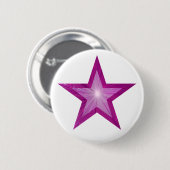 Rosa Sterntaste weiß Button (Vorne & Hinten)