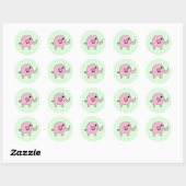 Rosa Sticker (Blatt)