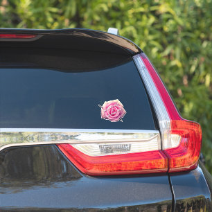 Rosa Sticker Romantische Rose Hochzeitsticker