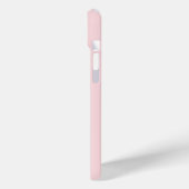 Rosa Stiefel mit Blumen monogrammiert Case-Mate iPhone Hülle (Rückseite / Links)