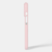 Rosa Stiefel mit Blumen monogrammiert Case-Mate iPhone Hülle (Rückseite / Links)