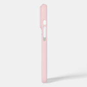 Rosa Stiefel mit Blumen monogrammiert Case-Mate iPhone Hülle (Rückseite / Links)