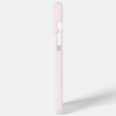 Rosa Stiefel mit Blumen monogrammiert Case-Mate iPhone Hülle (Rückseite / Links)