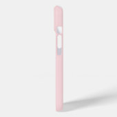 Rosa Stiefel mit Blumen monogrammiert Case-Mate iPhone Hülle (Rückseite / Links)