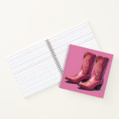 Rosa Stiefel Notebook! Notizblock (Innenseite)