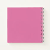 Rosa Stiefel Notebook! Notizblock (Rückseite)