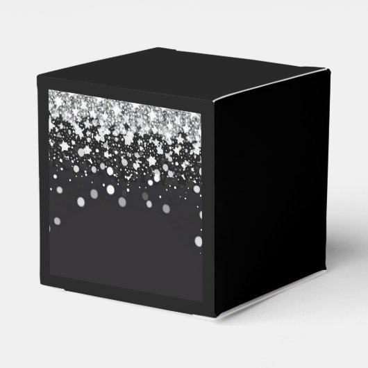 Rosa Stiefel und Bling-Junggeselinnen-Abschied Geschenkschachtel (Rückseite)