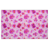 Rosa Stiefmütterchen Aquarell Blume Stoff (Fat Quarter (45,7 x 55,9 cm))