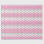 Rosa Stiefmütterchen - Retro-Tapetenmuster Geschenkpapier (Flach)