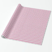 Rosa Stiefmütterchen - Retro-Tapetenmuster Geschenkpapier (Ungerollt)