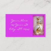 Rosa Stiermädchen Thunder_Cove Visitenkarte (Rückseite)