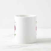 Rosa Stift Rose I Liebe Sie Kaffeetasse (Mittel)
