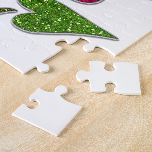 Rosa Stift Rose I Liebe Sie Puzzle (Seite)