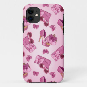 Rosa Stilett und Bogengeldbeutel Case-Mate iPhone Hülle